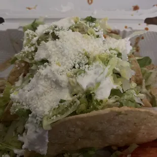Crispy tacos I guess. Taco kit shells what hope the taste better than they look