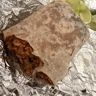 Carne asada burrito