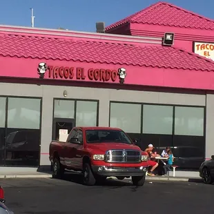 the front of the restaurant