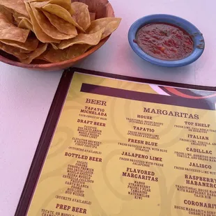 Complimentary chips &amp; salsa