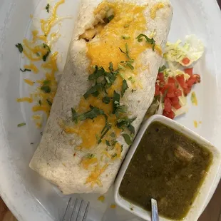 Chicken Tapatio Burrito Grande