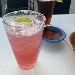 Prickly pear Flavored Margarita