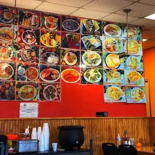 the interior of a restaurant