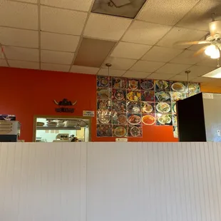 the interior of a restaurant