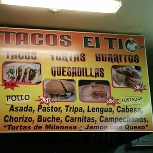 ramen and noodles, menu