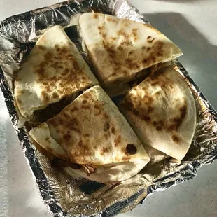 Two quesadillas
