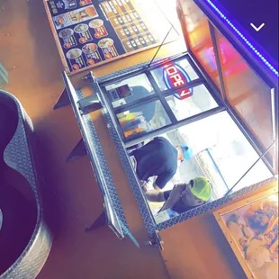 a picture of a taco stand