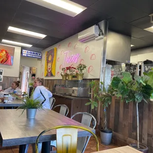 the interior of a restaurant