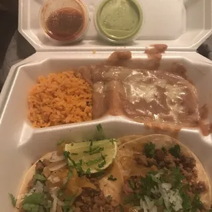 Taco special only $6 and amazing.