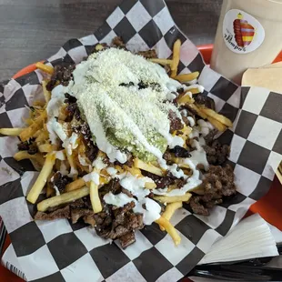 Carne asada fries