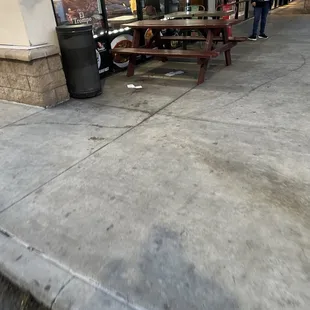 Outdoor seating