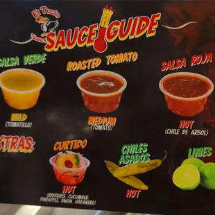 Salsa Menu, 10/28/2024