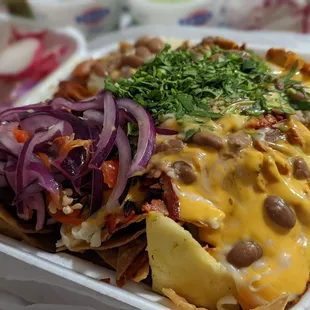 Al pastor nachos
