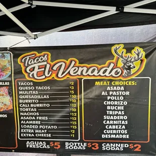 Meat choices and prices as of March 2024