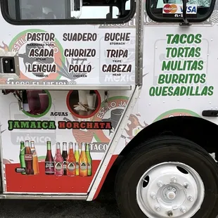 Menu (Must Ask For Prices)