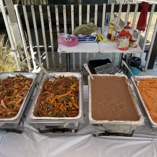a variety of tacos dishes