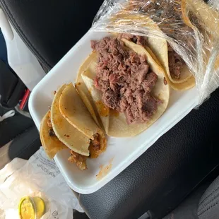 Tacos de lengua