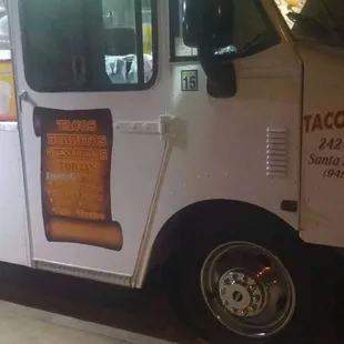 a food truck parked on the side of the road