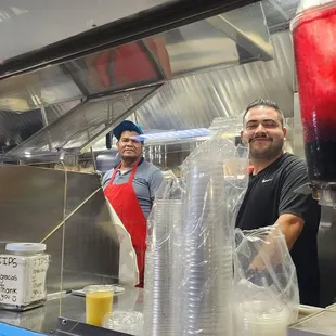 The friendly staff at El Zaga Tacos!!
