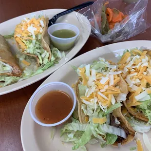 Wednesday special $1.85 each crispy taco :)