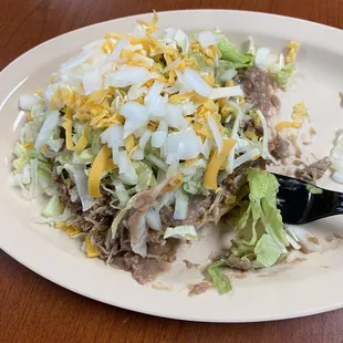Their Carnita tostada.