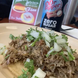 &quot;Big Carnitas&quot; soft taco
