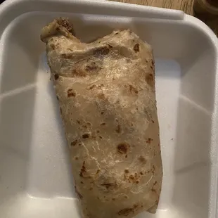 Meat Burrito with 2 Filling