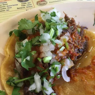 That's a barbacoa and its lime juice not grease FYI.