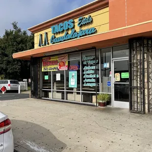 Outside view of the restaurant