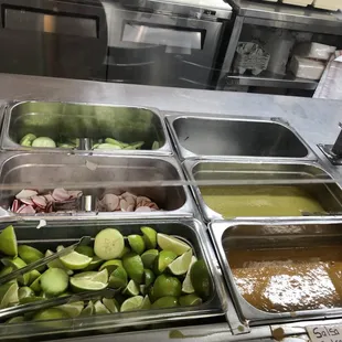 Salsa bar green salsa- mild