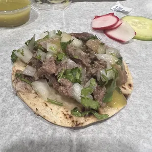 Taco de lengua