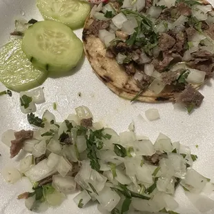 Taco de lengua