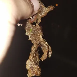 FIT FOR A DOG? DO YOU WANT ME TO CHOKE AND DIE? LOOK HOW CHEWY IT IS