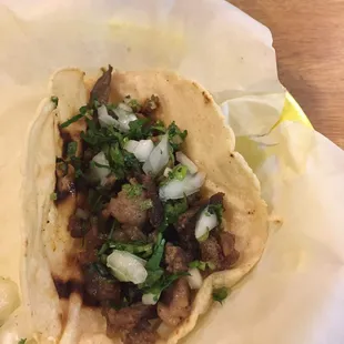 Asada taco