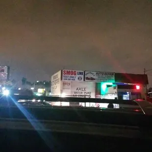 At the mechanic spot