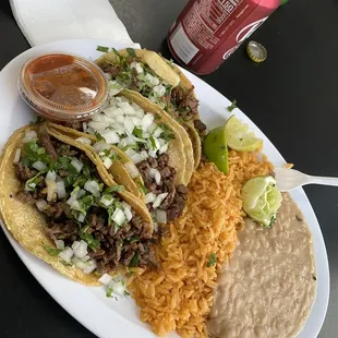 tacos combo plate