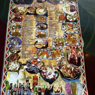 Giant menu 1