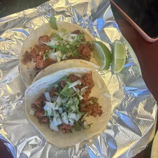 Chorizo tacos