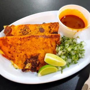 Quesobirria tacos, $3.99 each.