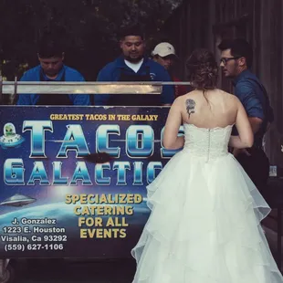 Taco truck wedding