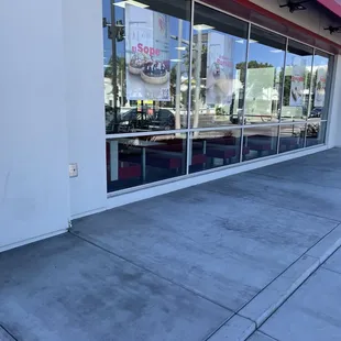Outside