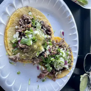 Lengua tacos.