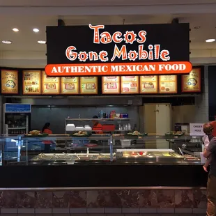 the inside of a restaurant