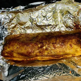 My "Enchilada Sauce Dipped Asada Burrito!" Try it you will not regret it.