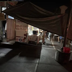 Charcoal grilled meats always taste great.