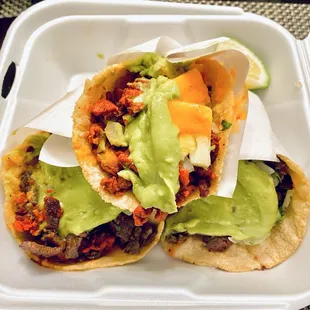 Pastor, carne asada and campachana
