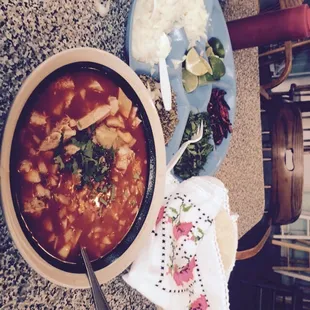 Menudo served on Saturdays and Sunday&apos;s.