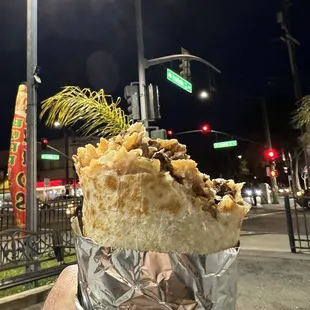 Carne asada burrito