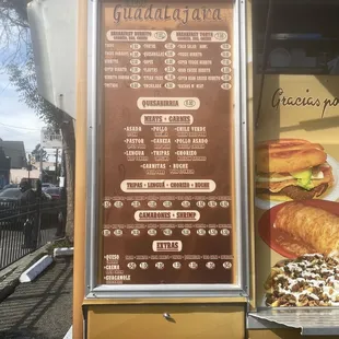 Unique menu. Many food choices...