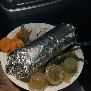 Burrito de tripas muy bueno!